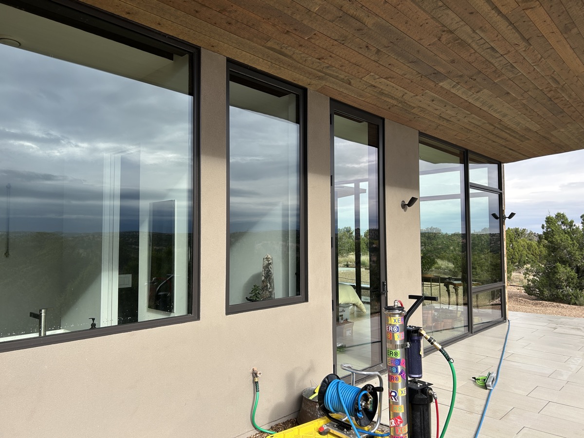 Xero pure water system with clean windows in Santa Fe